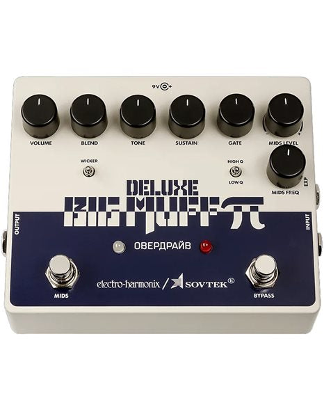 Electro-Harmonix Sovtek Deluxe Big Muff PI Guitar Effects Pedal | ELECTRO-HARMONIX , Zoso Music