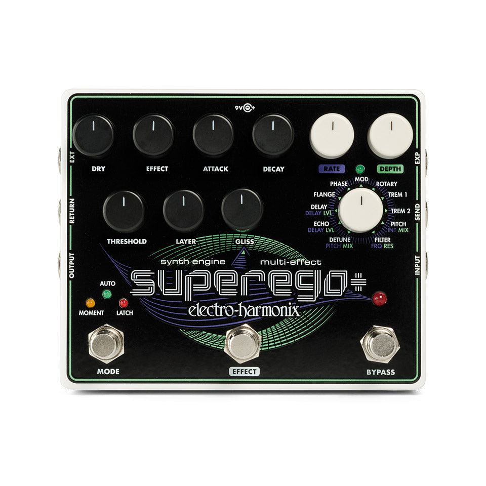 Electro-Harmonix Superego Plus Guitar Effects Pedal | ELECTRO-HARMONIX , Zoso Music