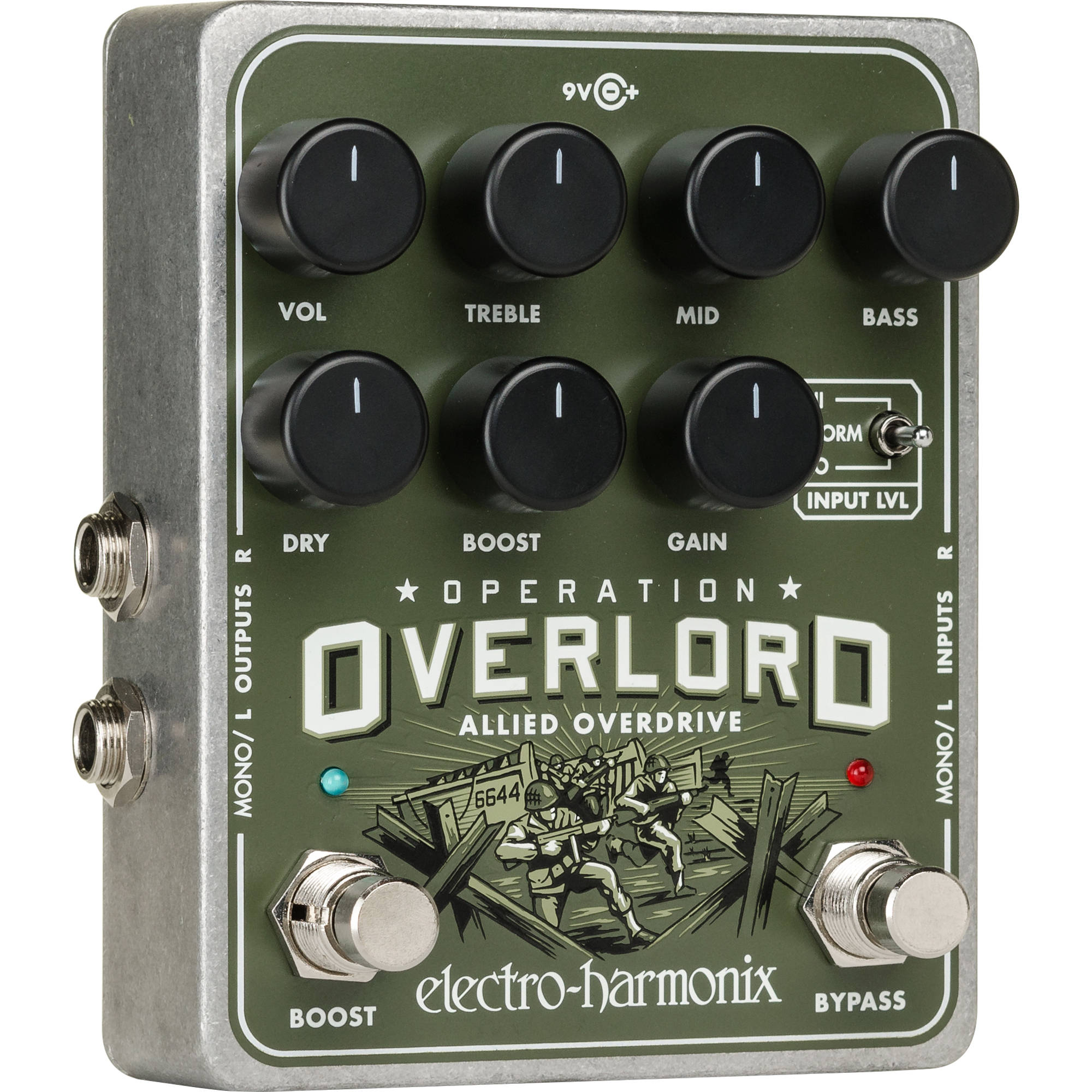 Electro-Harmonix Operation Overlord Overdrive Guitar Effects Pedal | ELECTRO-HARMONIX , Zoso Music