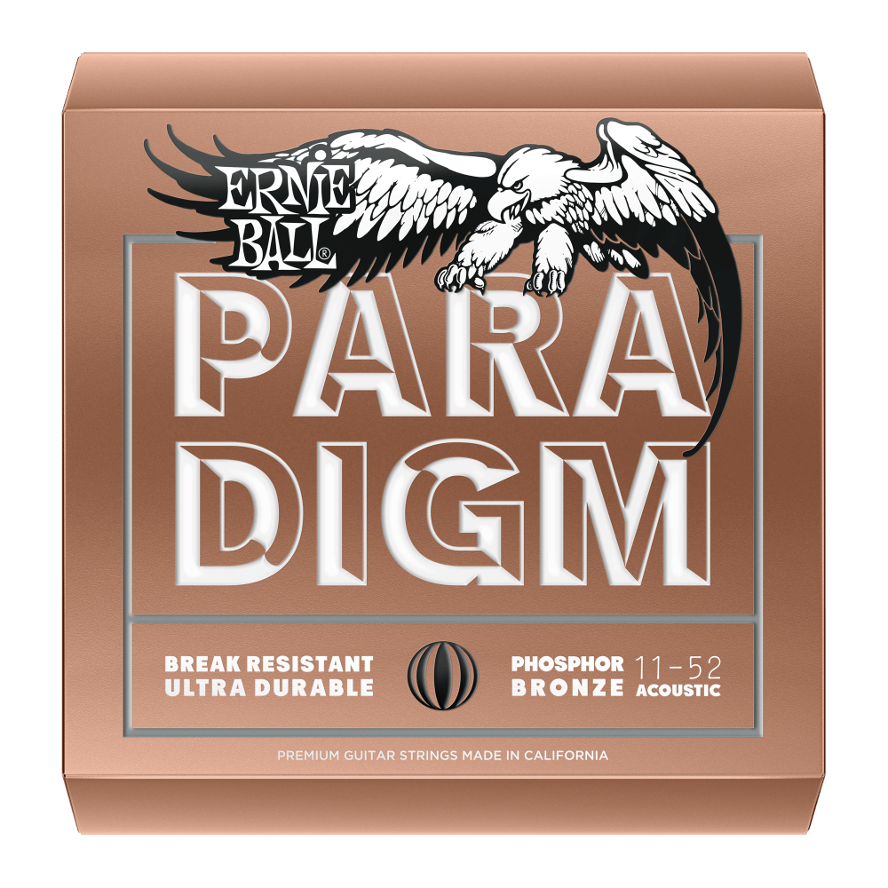 ERNIE BALL PARADIGM LIGHT PHOSPHOR BRONZE ACOUSTIC GUITAR STRINGS - 11-52 GAUGE | ERNIE BALL , Zoso Music