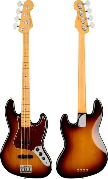 FENDER AMERICAN PROFESSIONAL II JAZZ BASS ELECTRIC GUITAR WITH ROSEWOOD FINGERBOARD AND MAPLE NECK - 3-COLOR SUNBURST, FENDER, BASS GUITAR, fender-bass-guitar-fen-f03-019-3970-700, ZOSO MUSIC SDN BHD
