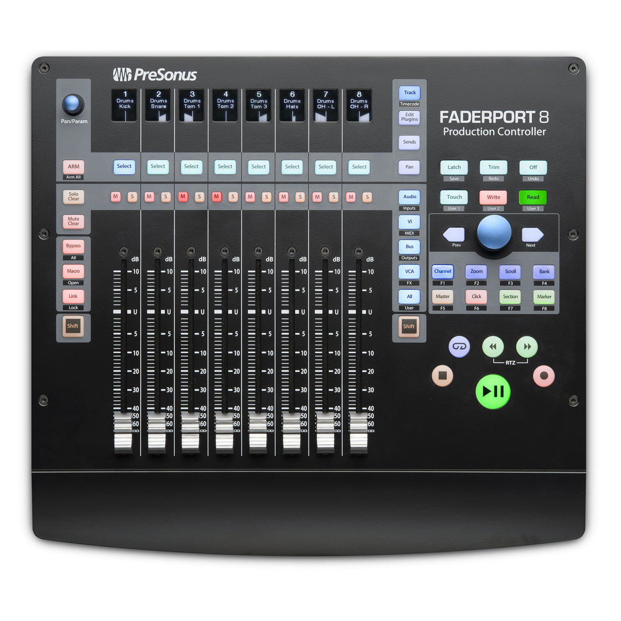 PRESONUS FADERPORT8 PRODUCTION CONTROLLER USB CONTROL SURFACE 8 FADER, PRESONUS, CONTROL SURFACE, presonus-mixer-psnfaderport8, ZOSO MUSIC SDN BHD