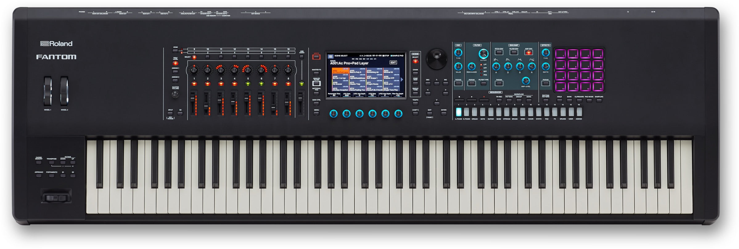 Roland FANTOM-7 Music Workstation Keyboard (Fantom 7 Fantom7), ROLAND, WORKSTATION, roland-workstation-fantom-7, ZOSO MUSIC SDN BHD