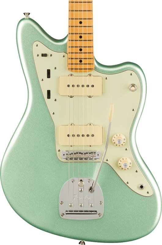 Fender American Professional II Jazzmaster Electric Guitar, Maple FB, Mystic Surf Green |  FENDER |  ELECTRIC GUITAR |  Zoso Music