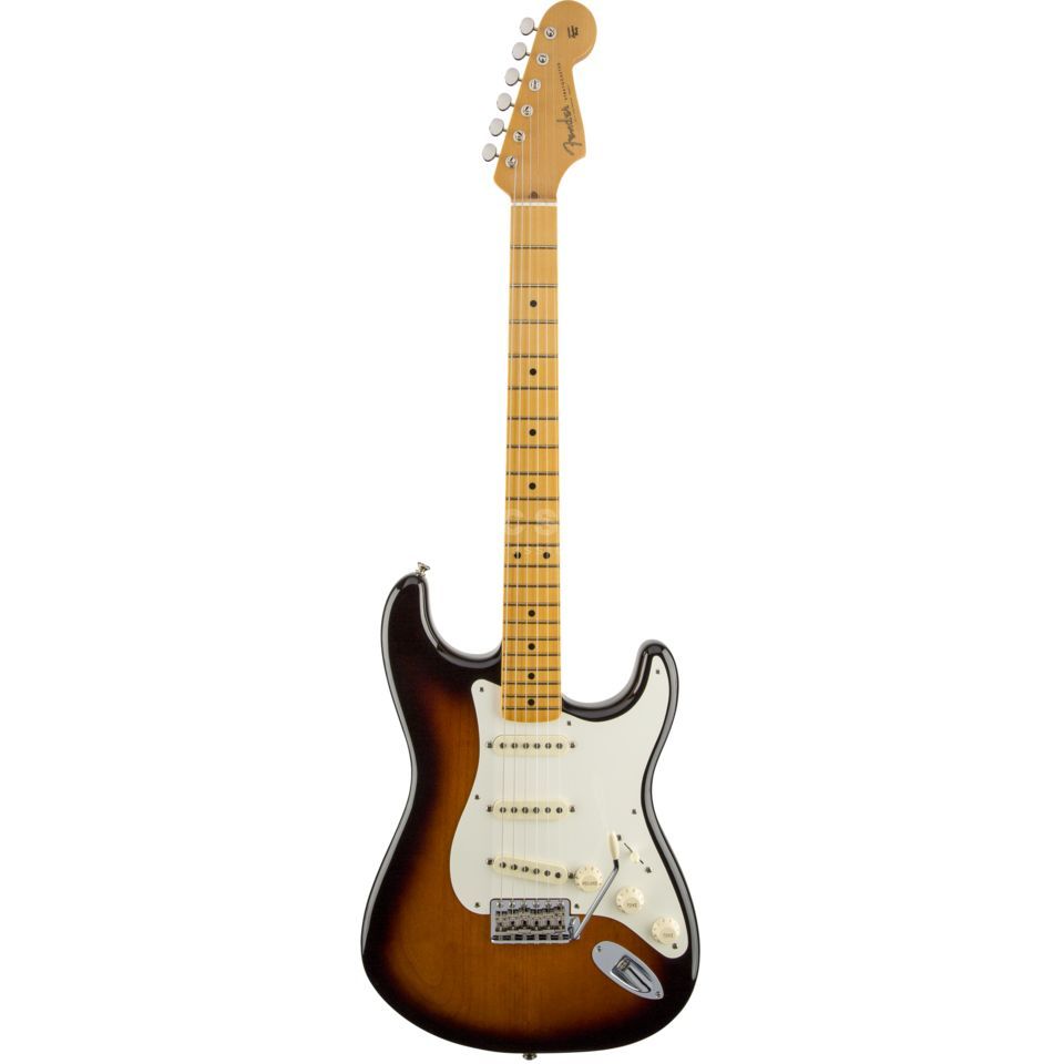 Fender Artist Eric Johnson Stratocaster Electric Guitar, Maple Neck, 2-Tone Sunburst