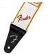 Fender WeighLess Monogram Guitar Strap, White |  FENDER |  STRAP |  Zoso Music