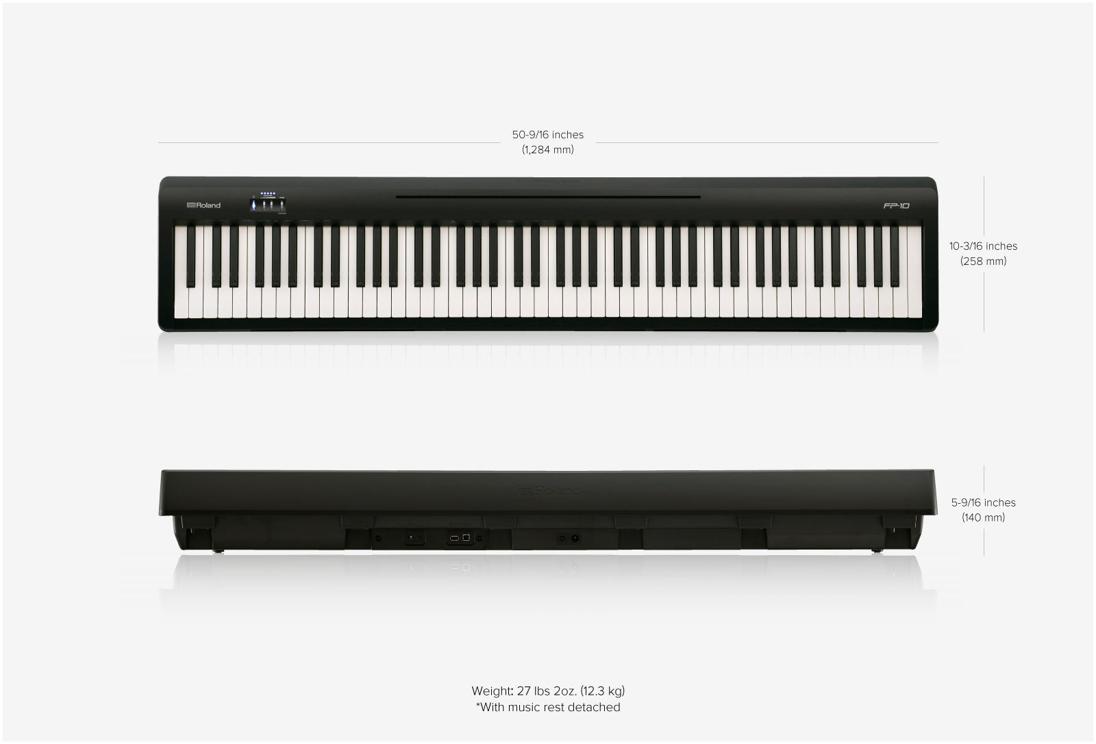 Roland FP-10 88-key Digital Piano Home Package - Black (FP10 FP 10) SET, ROLAND, DIGITAL PIANO, roland-digital-piano-fp-10bk, ZOSO MUSIC SDN BHD
