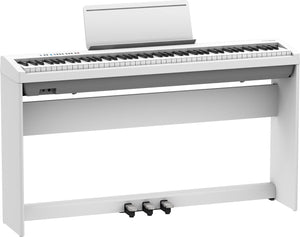 Roland FP-30X 88-key Digital Piano with Wood Stand & Tri Pedal Free RH-5 Headphone and Piano Bench - White (FP30X / FP 30X), ROLAND, DIGITAL PIANO, roland-digital-piano-fp30x-wh, ZOSO MUSIC SDN BHD