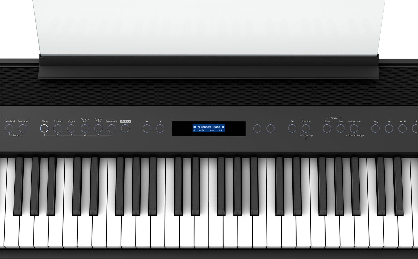 Roland FP-60X 88-key Digital Piano Home Package with Piano Bench, RH-5 Headphone, Pedals and Piano Stand - Black (FP60X / FP 60X), ROLAND, DIGITAL PIANO, roland-digital-piano-fp60x-bk, ZOSO MUSIC SDN BHD