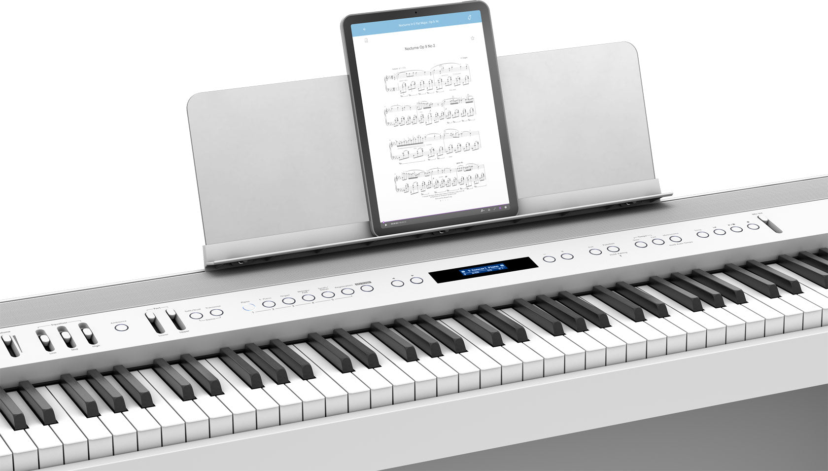 Roland FP-60X 88-key Digital Piano Musician Package with RH-5 Headphone and DP-10 Pedal - White (FP60X / FP 60X), ROLAND, DIGITAL PIANO, roland-digital-piano-fp-60x-wh, ZOSO MUSIC SDN BHD