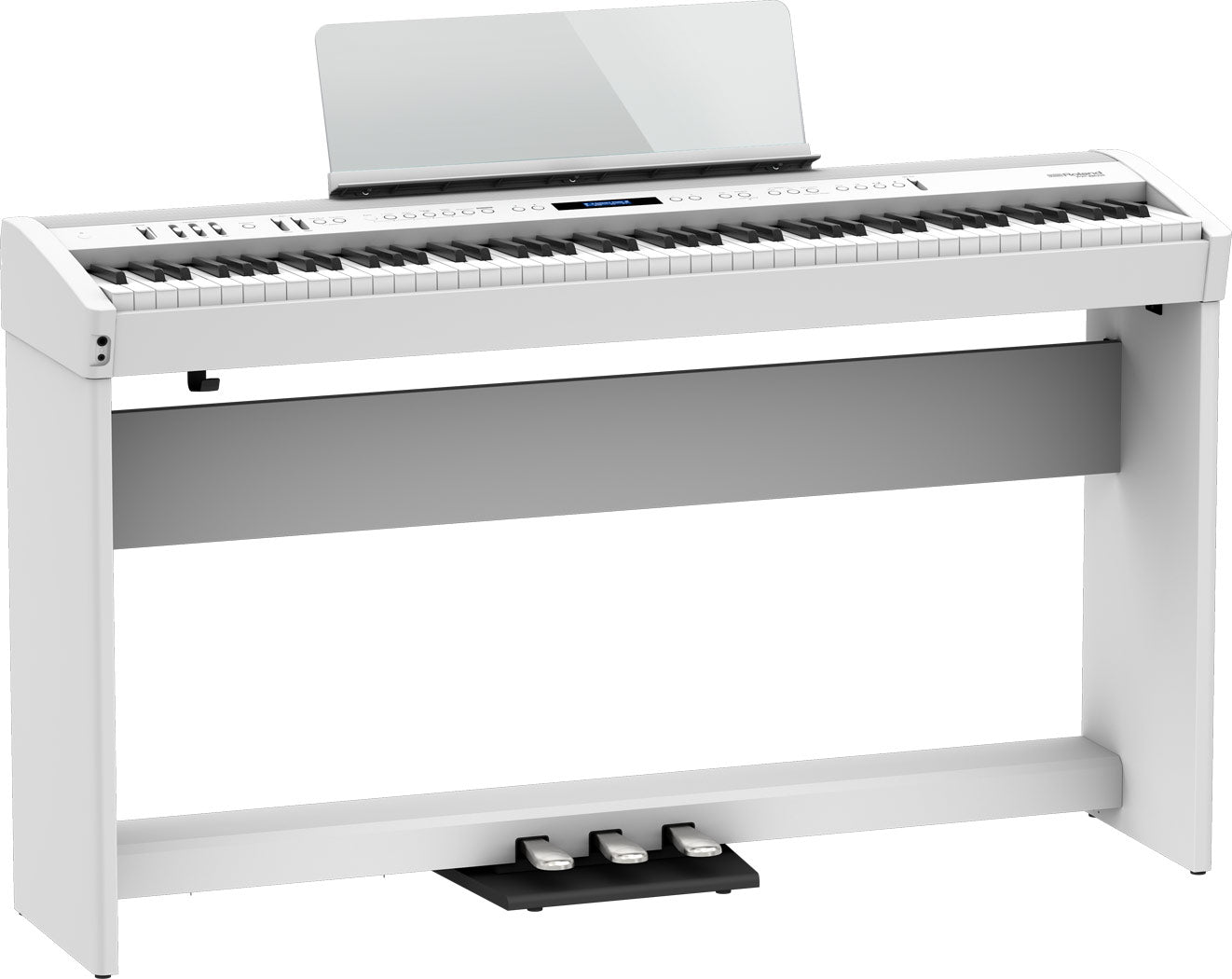 Roland FP-60X 88-key Digital Piano Home Package with Piano Bench, RH-5 Headphone, Pedals and Piano Stand - White (FP60X / FP 60X), ROLAND, DIGITAL PIANO, roland-digital-piano-fp60x-wh, ZOSO MUSIC SDN BHD