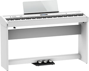 Roland FP-60X 88-key Digital Piano Home Package with Piano Bench, RH-5 Headphone, Pedals and Piano Stand - White (FP60X / FP 60X), ROLAND, DIGITAL PIANO, roland-digital-piano-fp60x-wh, ZOSO MUSIC SDN BHD