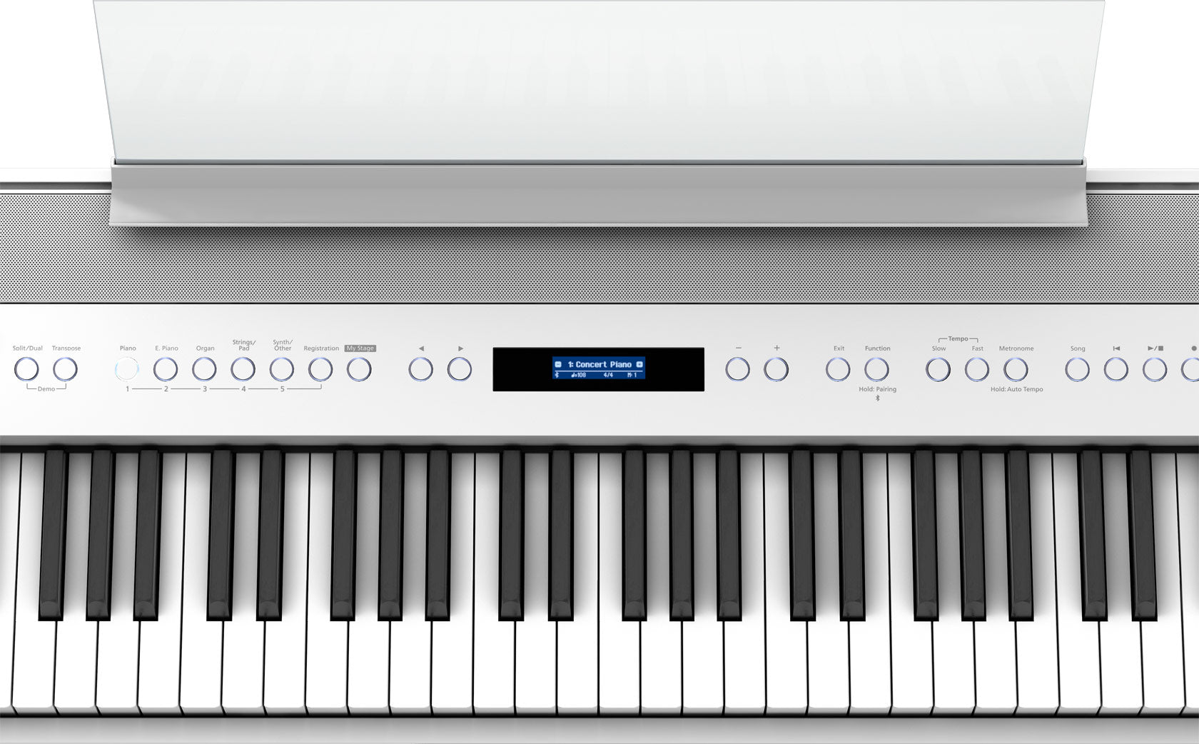 Roland FP-60X 88-key Digital Piano Musician Package with RH-5 Headphone and DP-10 Pedal - White (FP60X / FP 60X), ROLAND, DIGITAL PIANO, roland-digital-piano-fp-60x-wh, ZOSO MUSIC SDN BHD