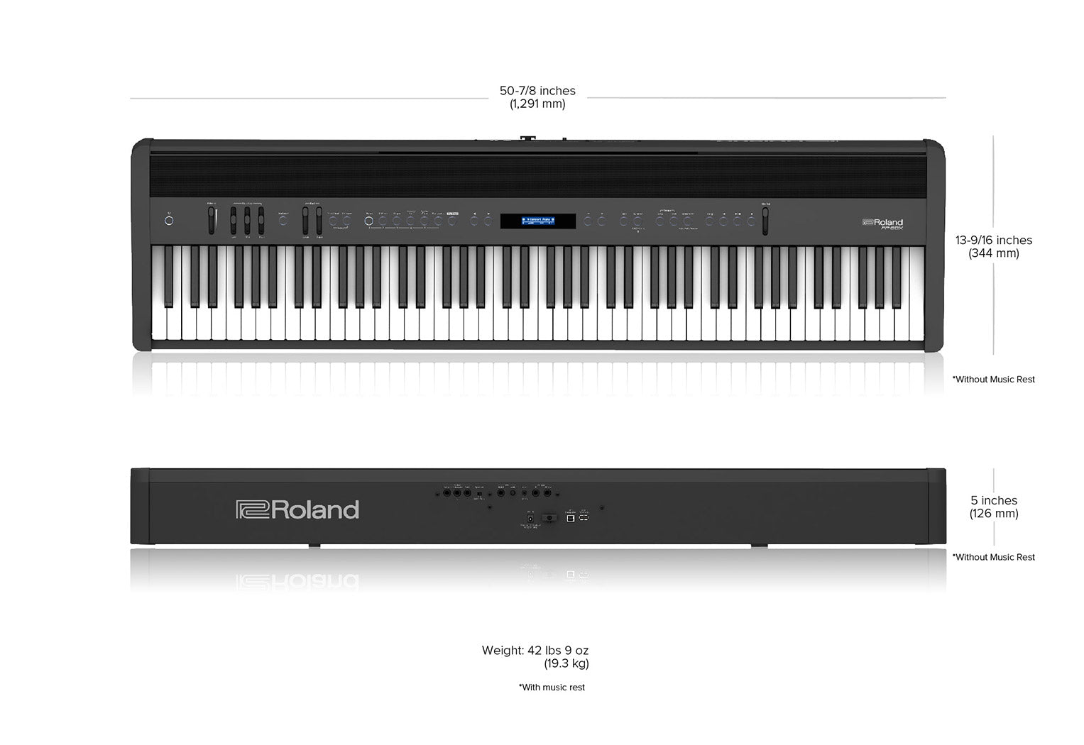 Roland FP-60X 88-key Digital Piano Musician Package with RH-5 Headphone and DP-10 Pedal - White (FP60X / FP 60X), ROLAND, DIGITAL PIANO, roland-digital-piano-fp-60x-wh, ZOSO MUSIC SDN BHD