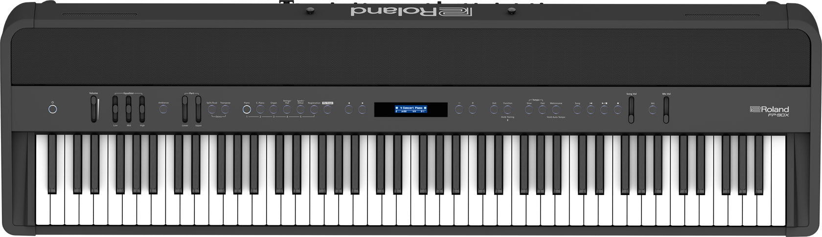 Roland FP-90X 88-key Digital Piano Musician Package with RH-5 Headphone and DP-10 Pedal - Black (FP90X / FP 90X), ROLAND, DIGITAL PIANO, roland-digital-piano-fp-90x-bk, ZOSO MUSIC SDN BHD