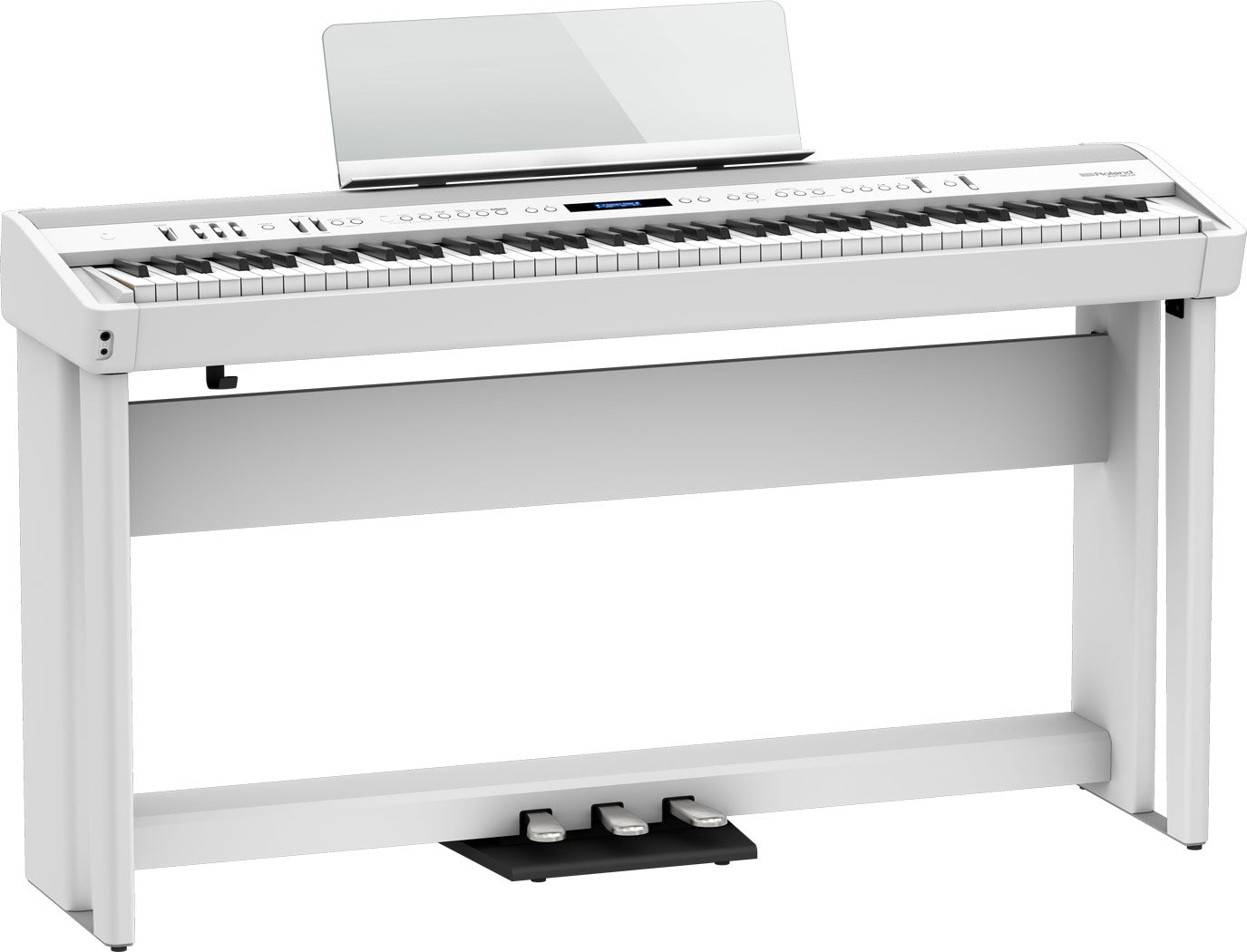 Roland FP-90X 88-key Digital Piano Home Package with Piano Bench, RH-5 Headphone, Pedals and Piano Stand - White (FP90X / FP 90X, ROLAND, DIGITAL PIANO, roland-digital-piano-fp90x-wh, ZOSO MUSIC SDN BHD