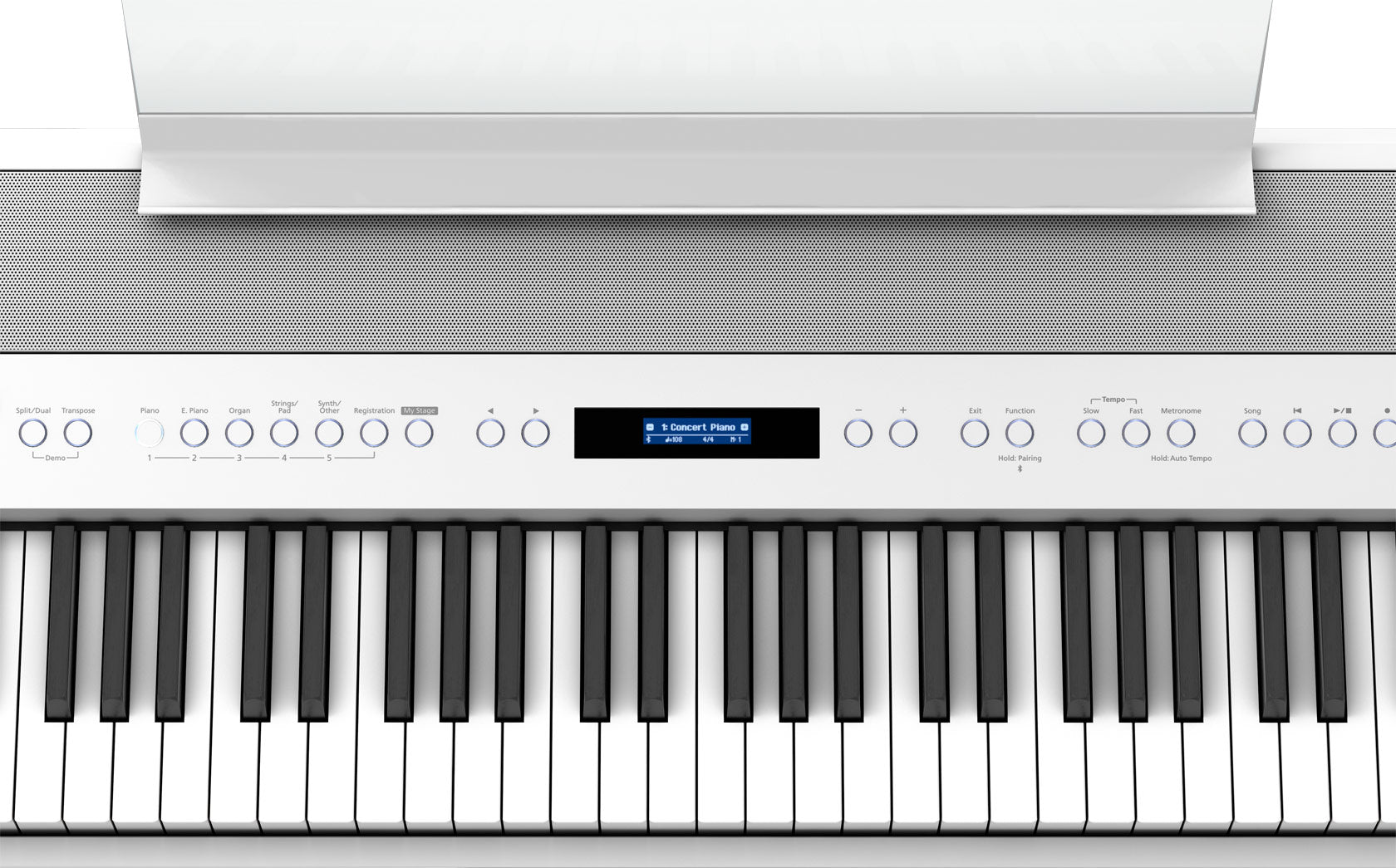 Roland FP-90X 88-key Digital Piano Home Package with Piano Bench, RH-5 Headphone, Pedals and Piano Stand - White (FP90X / FP 90X, ROLAND, DIGITAL PIANO, roland-digital-piano-fp90x-wh, ZOSO MUSIC SDN BHD