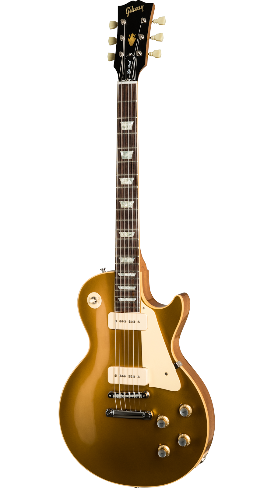 Gibson 1968 Les Paul Standard Goldtop Reissue Gloss Electric Guitar, 60s Gold