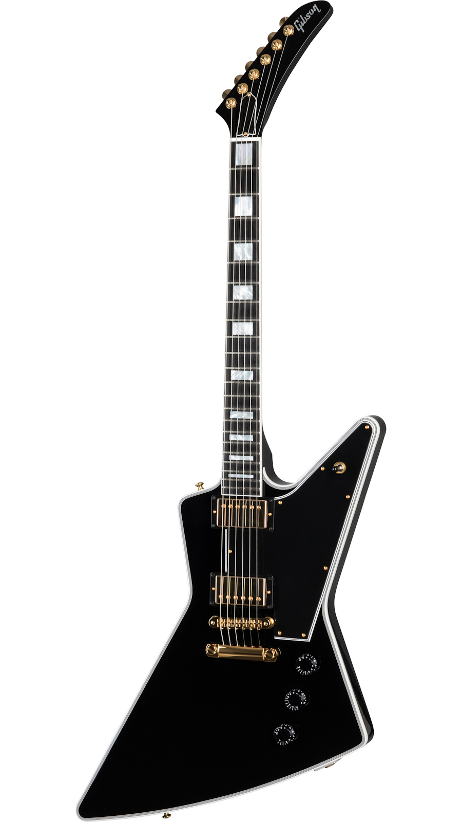 Gibson Explorer Custom with Ebony Fingerboard Gloss Electric Guitar, Ebony |  GIBSON |  ELECTRIC GUITAR |  Zoso Music