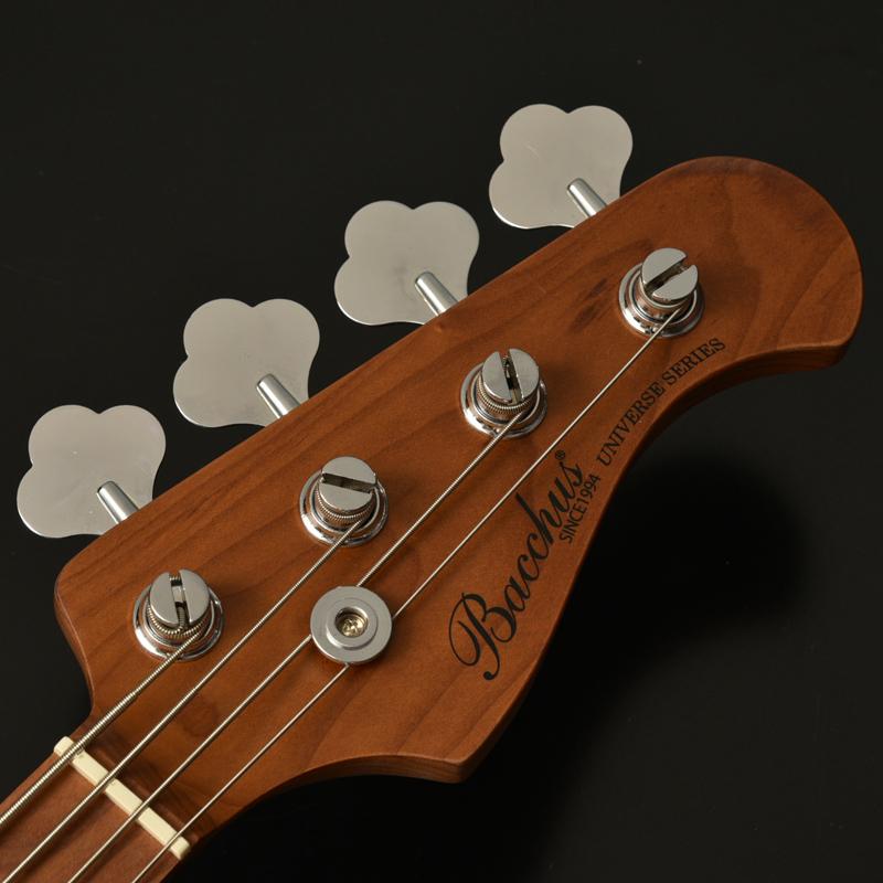 Bacchus Bjb-1-rsm/m-3ts Universe Series Roasted Maple Electric Bass, 3 Tone Sunburst With Bag |  BACCHUS |  BASS GUITAR |  Zoso Music
