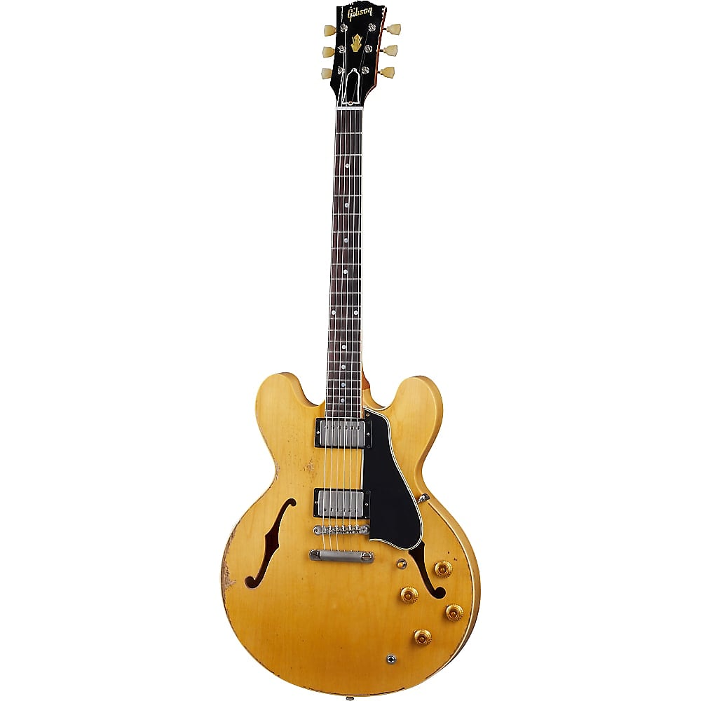 Gibson 1959 ES-335 Reissue Ultra Heavy Aged Electric Guitar,  Vintage Natural