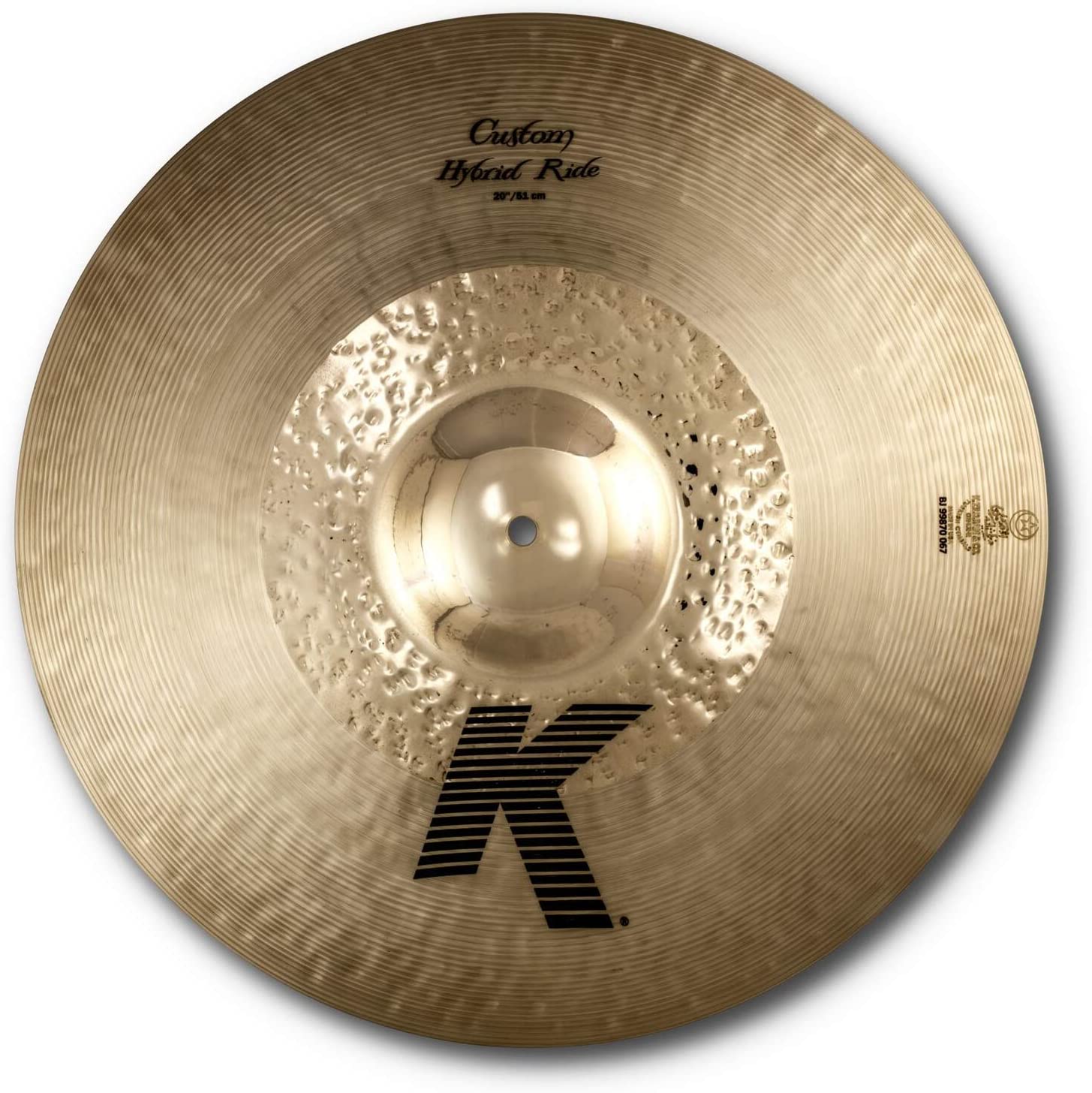 Zildjian K0998 20” K Custom Hybrid Ride |  ZILDJIAN |  CYMBAL-RIDE |  Zoso Music