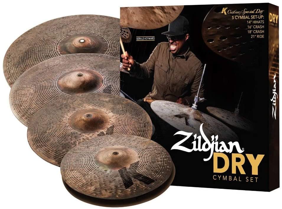 Zildjian KCSP4681 K Custom Dry Cymbal Pack 14/16/18/21 |  ZILDJIAN |  CYMBAL-SETS |  Zoso Music