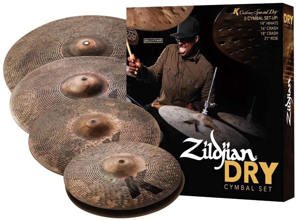 Zildjian KCSP4681 K Custom Dry Cymbal Pack 14/16/18/21