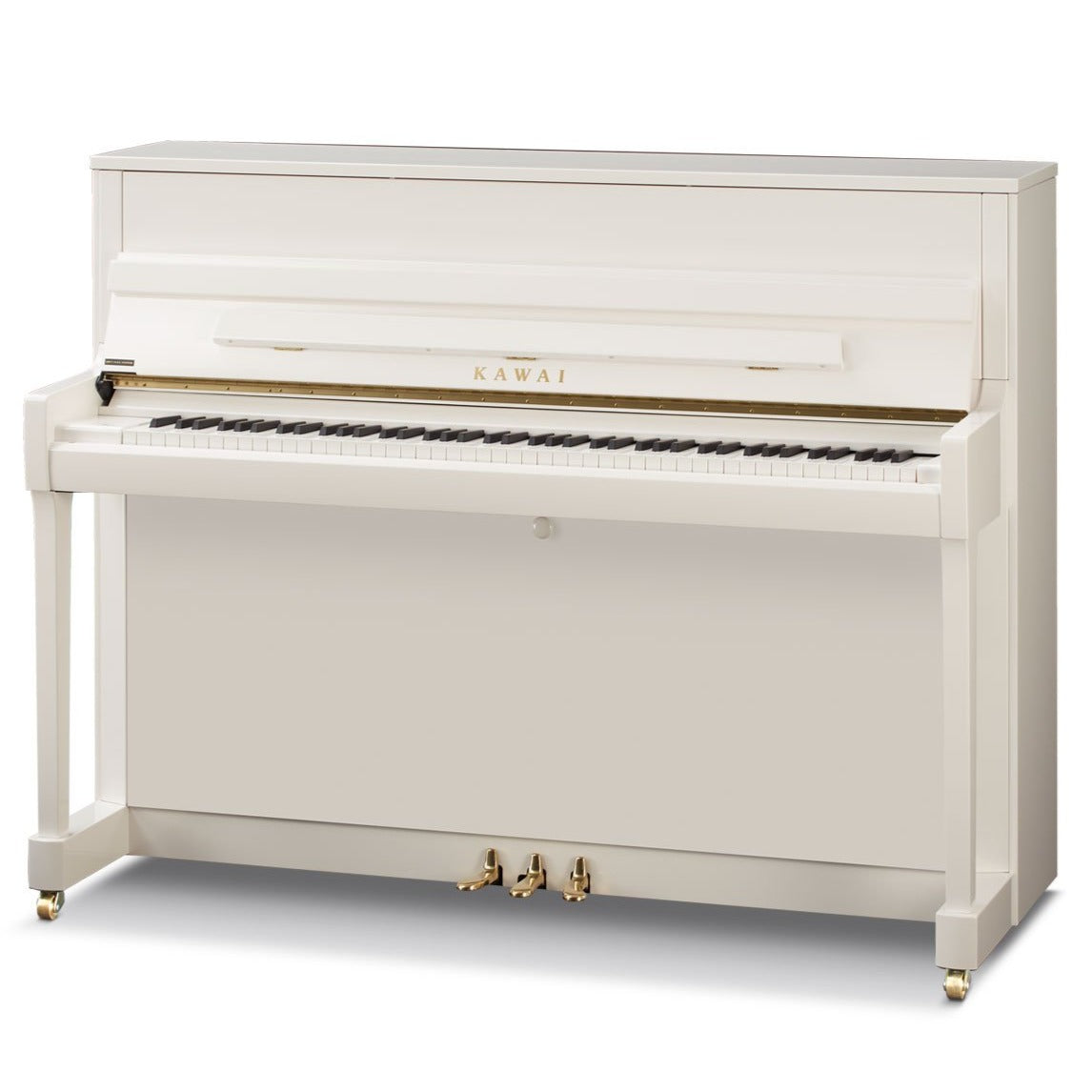 KAWAI K-200 UPRIGHT PIANO WHITE POLISH (114CM) W/BENCH (MII), KAWAI, ACOUSTIC PIANO, kawai-acoustic-piano-k200-wh, ZOSO MUSIC SDN BHD