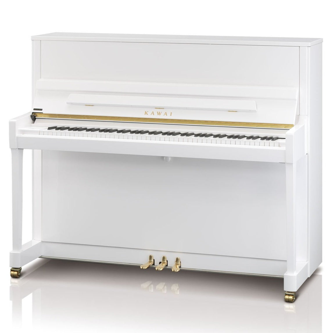 KAWAI K-300 UPRIGHT PIANO WHITE POLISH (122CM) W/BENCH (MII), KAWAI, ACOUSTIC PIANO, kawai-acoustic-piano-k300-wh, ZOSO MUSIC SDN BHD
