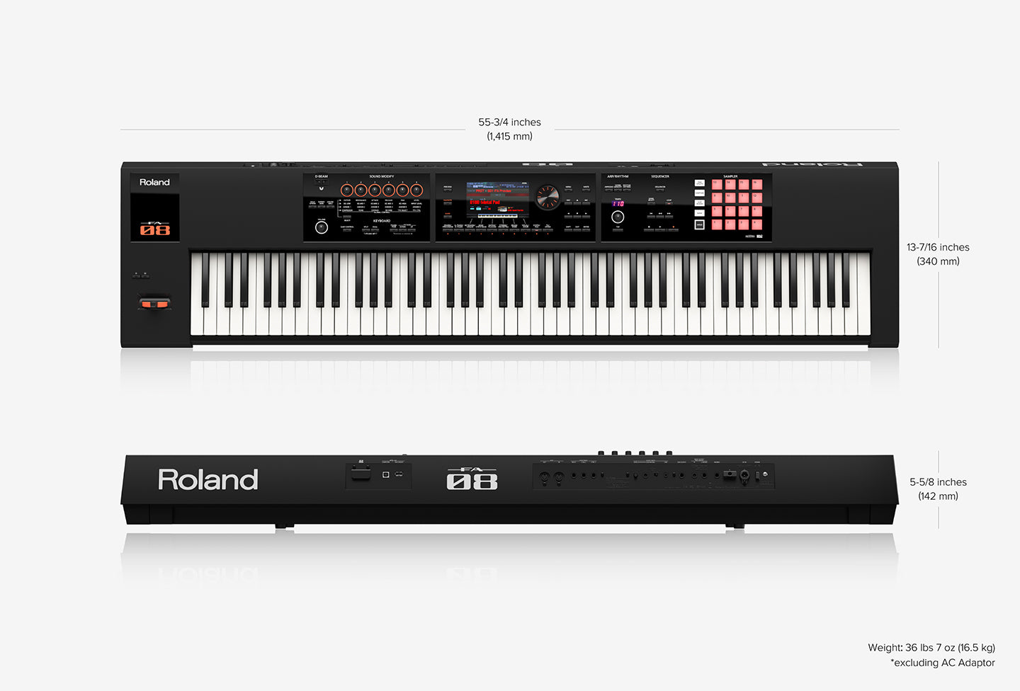 Roland FA-08 88-Keys Music Workstation with FREE Shipping (FA08 FA 08), ROLAND, WORKSTATION, roland-workstation-fa-08, ZOSO MUSIC SDN BHD