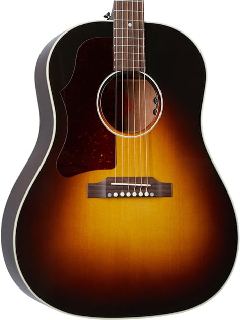 Gibson 50s J-45 Original (Left-handed) Acoustic Guitar, Vintage Sunburst
