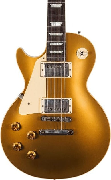 Gibson 1957 Les Paul Goldtop Reissue VOS (Left-handed) Electric Guitar, Double Gold (LPR57LHVODGNH1) |  GIBSON |  ELECTRIC GUITAR |  Zoso Music