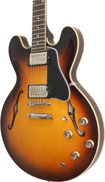 Gibson 1961 ES-335 Reissue VOS Electric Guitar, Vintage Burst (61ES335VOVBNH1) |  GIBSON |  ELECTRIC GUITAR |  Zoso Music