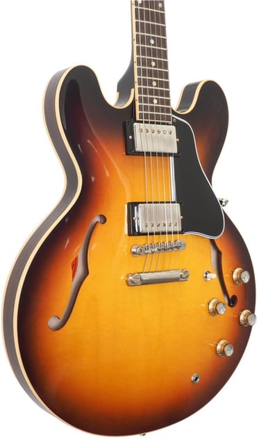 Gibson 1961 ES-335 Reissue VOS Electric Guitar, Vintage Burst (61ES335VOVBNH1) |  GIBSON |  ELECTRIC GUITAR |  Zoso Music
