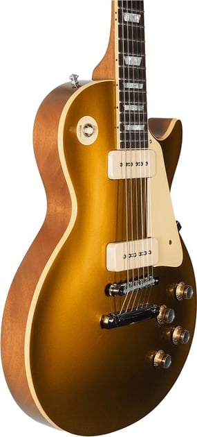 Gibson 1968 Les Paul Standard Goldtop Reissue Gloss Electric Guitar, 60s Gold