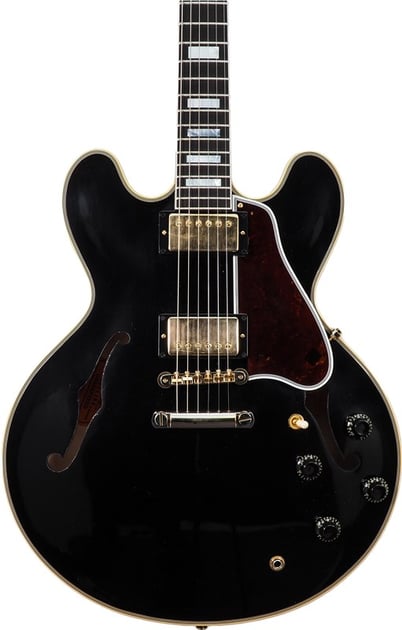 Gibson 1959 ES-355 Reissue Stop Bar Ultra Light Aged Electric Guitar, Ebony