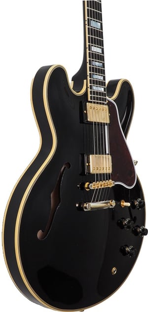 Gibson 1959 ES-355 Reissue Stop Bar Ultra Light Aged Electric Guitar, Ebony
