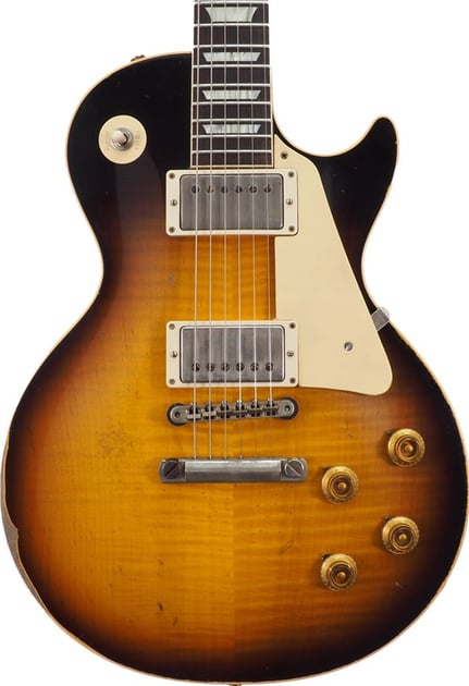 Gibson 1959 Les Paul Standard Reissue Ultra Heavy Aged Electric Guitar, Kindred Burst (LPR59UHKBNH1)