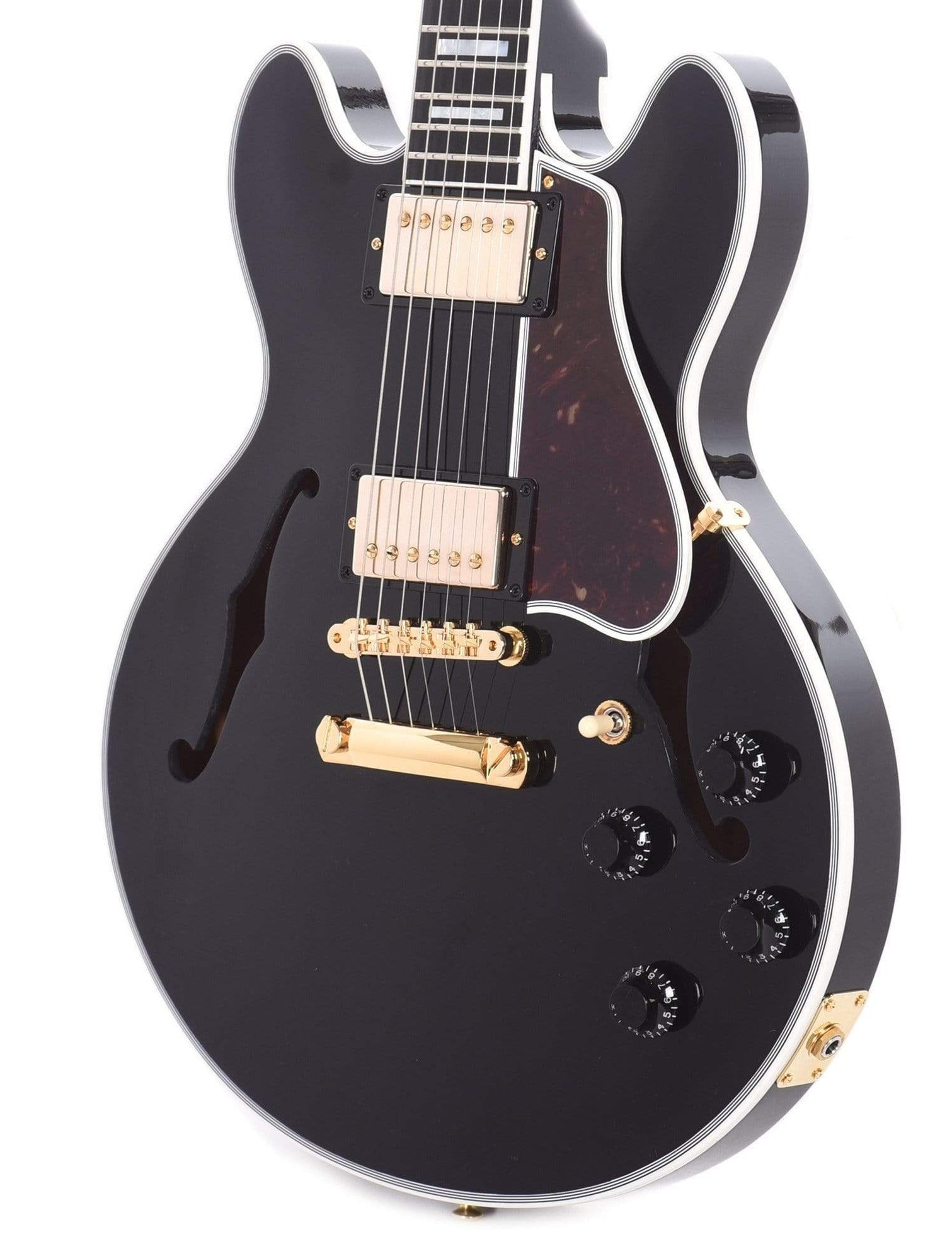 Gibson CS-356 with Ebony Fingerboard Gloss Electric Guitar, Ebony