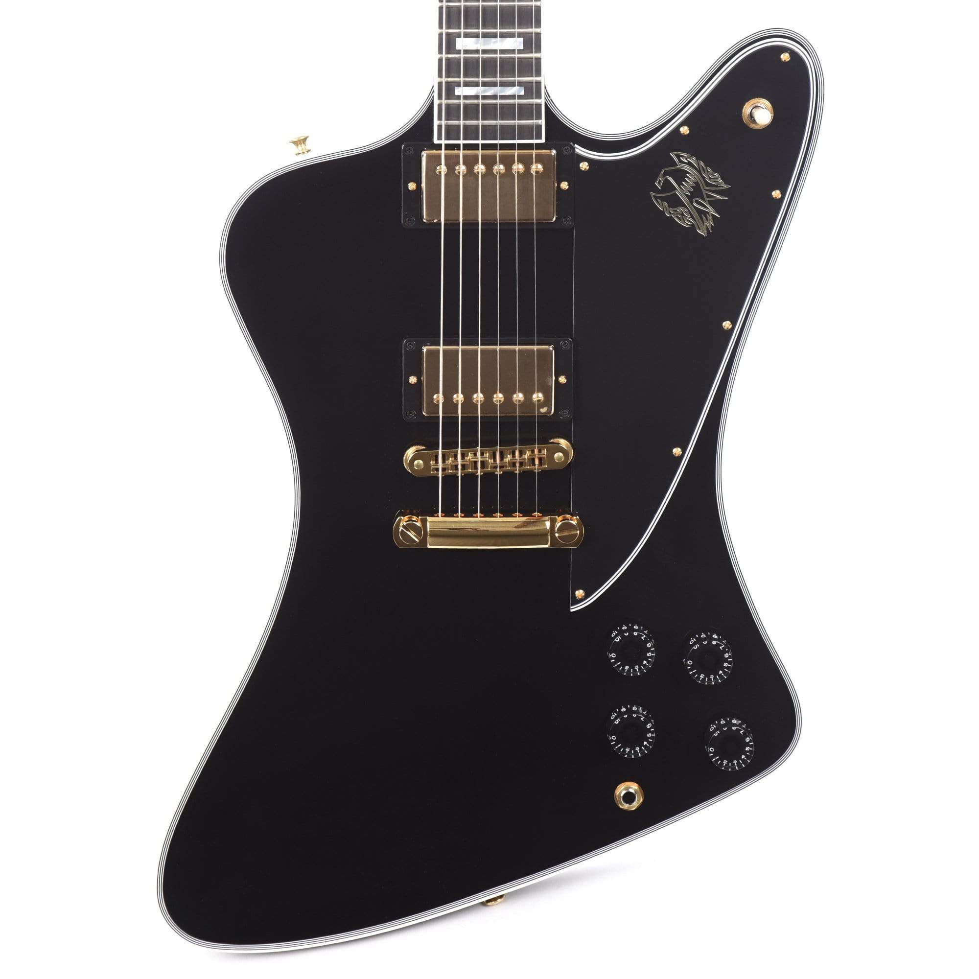 Gibson Firebird Custom w/ Ebony Fingerboard Gloss Electric Guitar, Ebony |  GIBSON |  ELECTRIC GUITAR |  Zoso Music
