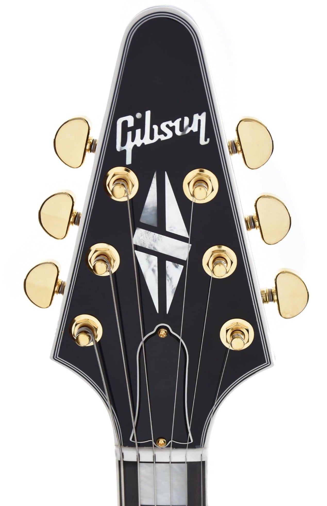 Gibson Flying V Custom w/ Ebony Fingerboard Gloss Electric Guitar, Ebony (GIB-CSFVCEBGH1E) |  GIBSON |  ELECTRIC GUITAR |  Zoso Music