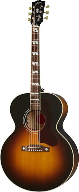Gibson J-185 Original Acoustic Guitar, Vintage Sunburst