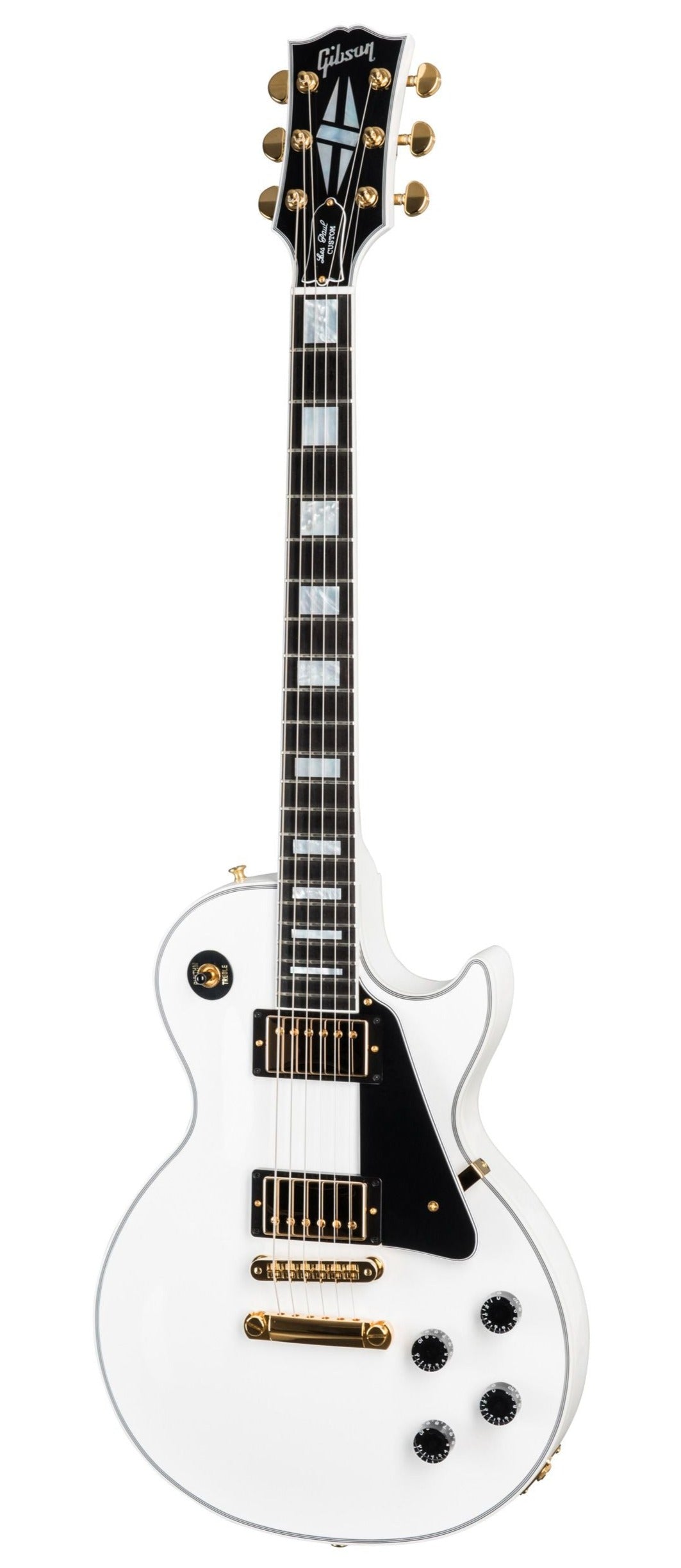 Gibson Les Paul Custom w/ Ebony Fingerboard Gloss Electric Guitar, Alpine White