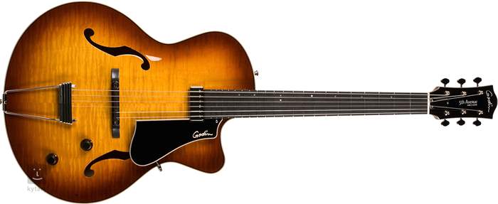 GODIN 5TH AVENUE JAZZ SUNBURST HG HOLLOWBODY ELECTRIC GUITAR |  GODIN GUITAR |  ELECTRIC GUITAR |  Zoso Music