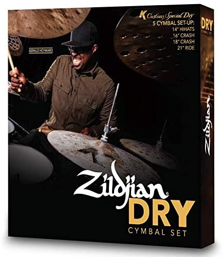 Zildjian KCSP4681 K Custom Dry Cymbal Pack 14/16/18/21 |  ZILDJIAN |  CYMBAL-SETS |  Zoso Music