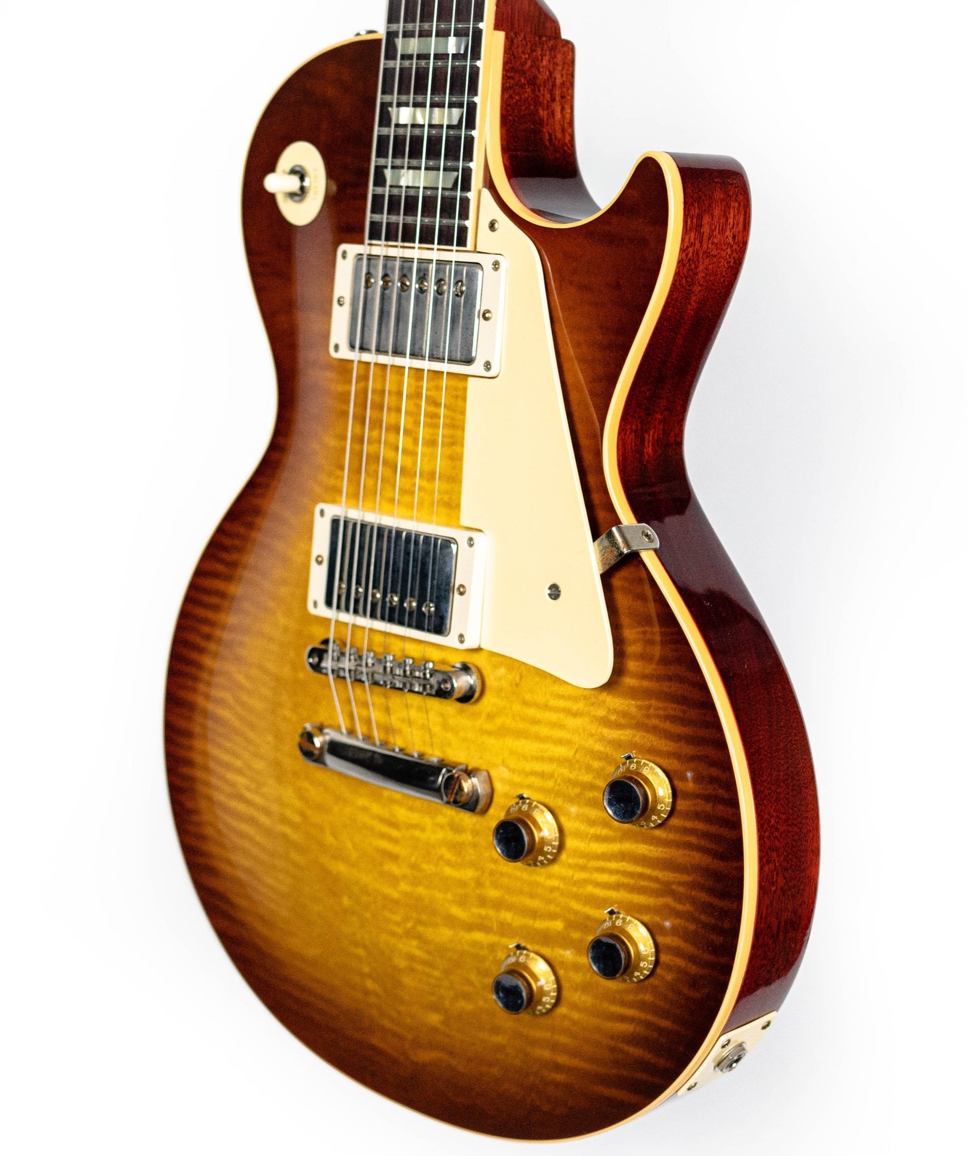 Gibson 1960 Les Paul Standard Reissue VOS Electric Guitar, Iced Tea Burst (LPR60VOITNH1)