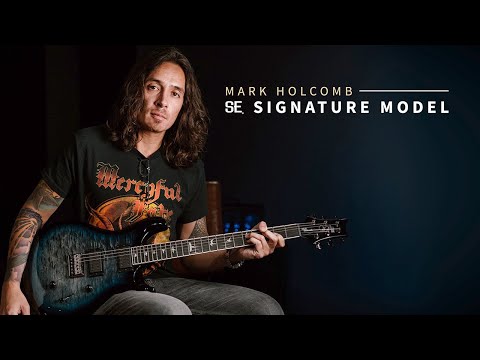 PRS SE Mark Holcomb Signature Electric Guitar, Holcomb Blue Burst
