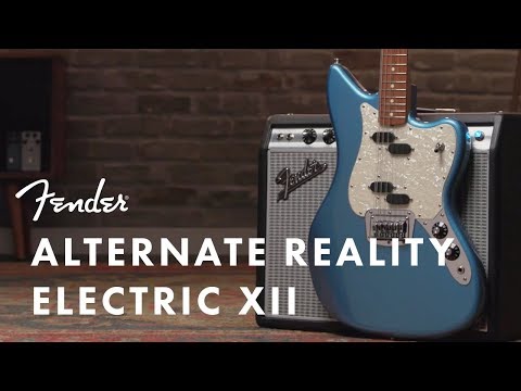 Fender Alternate Reality Electric XII 12-String Guitar, Pau Ferro FB, Olympic White