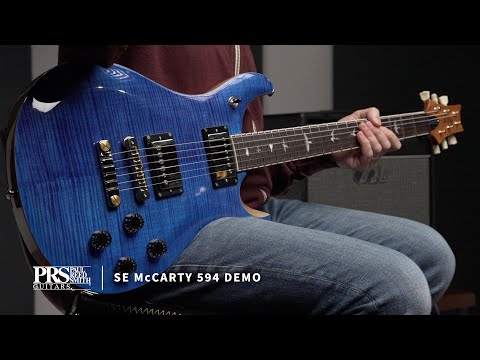 PRS SE McCarty 594 Electric Guitar, Faded Blue